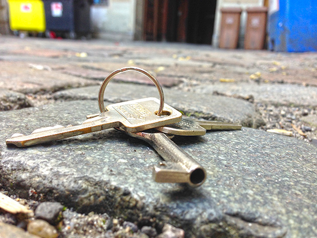Schlüssel verloren in der Kalb-Siedlung